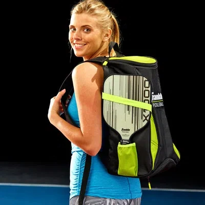 Franklin Sports Deluxe Competition Pickleball Backpack Bag In Black