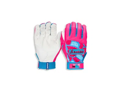 Franklin Sports Digitek(r) Boy Batting Gloves (big Kid) Boy Athletic Sports Equipment Cotton Candy: Md, Leather In Pink