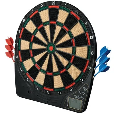 Franklin Sports Fs1500 Electronic Dartboard In Satin Black