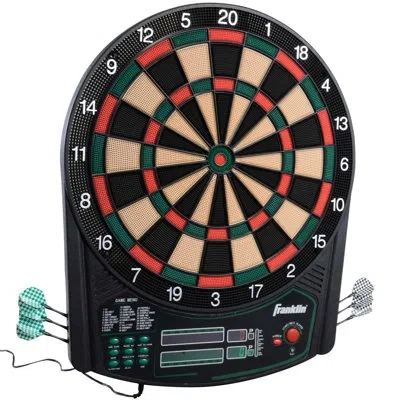 Franklin Sports Fs6000 Electronic Dartboard In Black