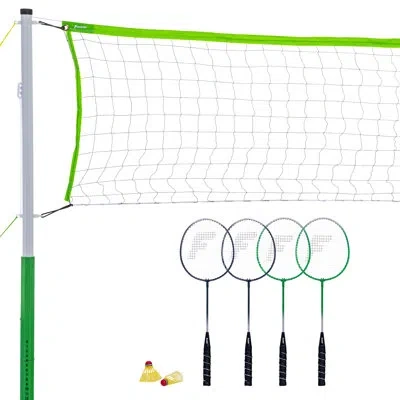 Franklin Sports Intermediate Badminton Set In White