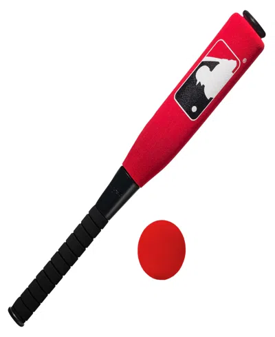 Franklin Sports Mlb Kids Foam Baseball Bat And Ball Set In Red