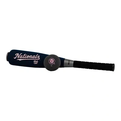 Franklin Sports Mlb Oakland Athletics 21" Soft Jumbo Foam Bat & Ball Set In Black