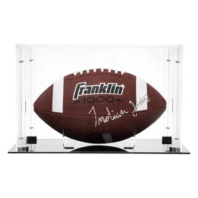 Franklin Sports Official Size 2'' X 8'' Acrylic Football Ball Display Case