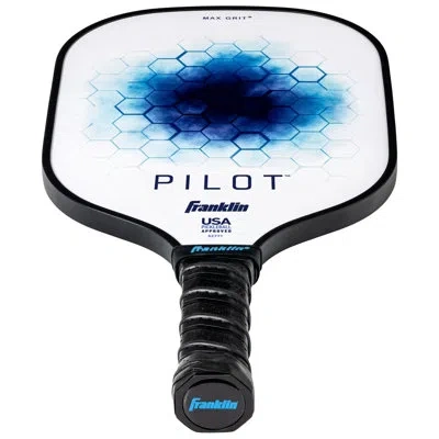 Franklin Sports Pickleball Paddle And Ball Set - 2 Player Pilot Pickleball Paddles + Balls Set In White,blue,red