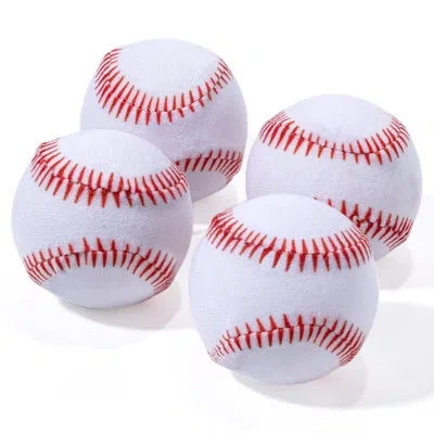 Franklin Sports Replacement Self Stick Baseballs - 4 Pack In Multi