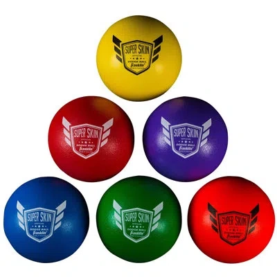 Franklin Sports Superskin Dodge Ball In Blue;green;red