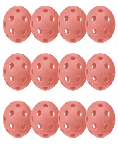 Franklin Sports X-26 Indoor Pickleballs In Peach