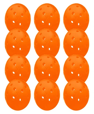 Franklin Sports X-40 Outdoor Pickleballs In Orange