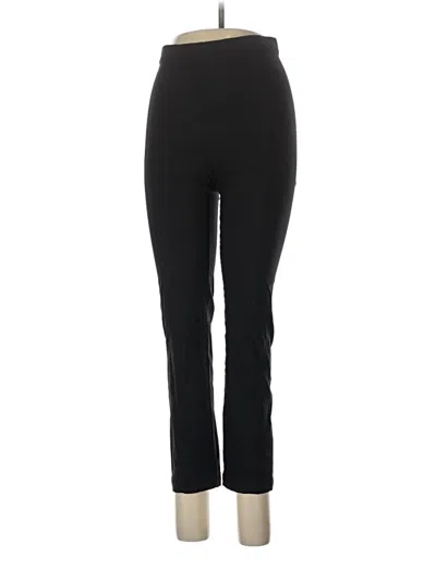 Pre-owned Franne Golde Active Pants In Black