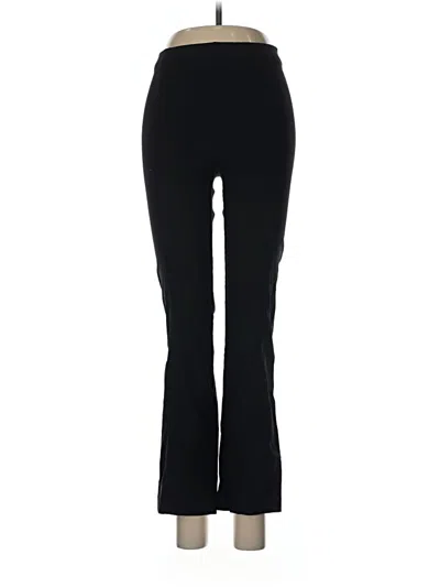 Pre-owned Franne Golde Active Pants In Black