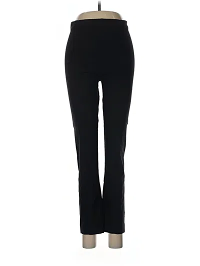 Pre-owned Franne Golde Active Pants In Black