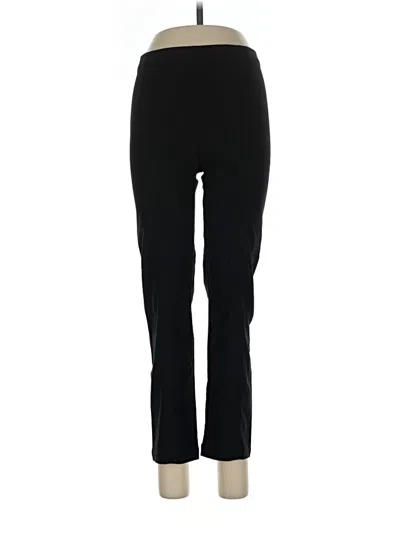 Pre-owned Franne Golde Active Pants In Black