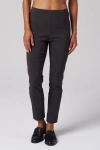 Franne Golde All Season Slim Stretch Ankle Pant With Back Slit