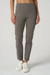 Franne Golde All Season Slim Stretch Ankle Pant With Back Slit