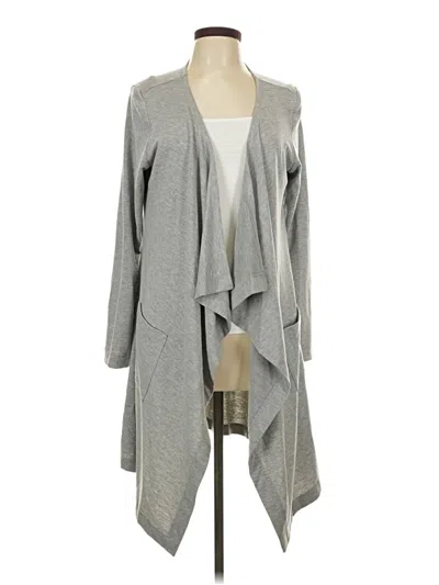 Pre-owned Franne Golde Cardigan Sweater In Gray