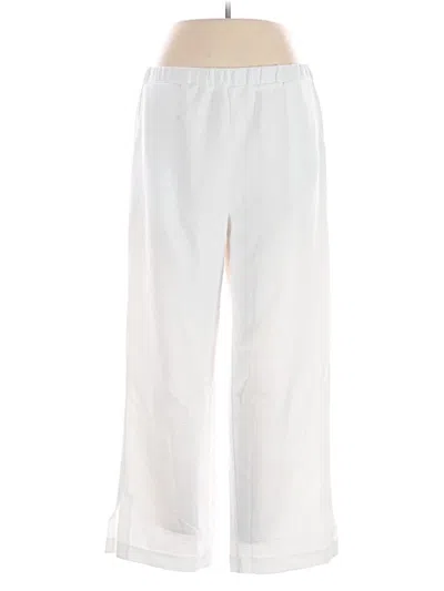 Pre-owned Franne Golde Casual Pants In White