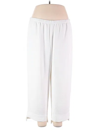 Pre-owned Franne Golde Casual Pants In White
