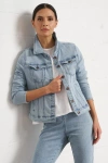 Franne Golde Classic Stretch Denim Jacket