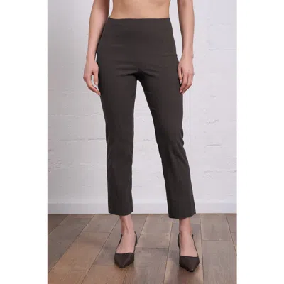 Franne Golde Cropped Stretch Magic Pant In Black
