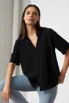Franne Golde Easy Elbow-sleeve Lightweight Shirt