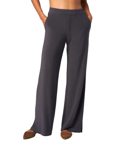 Franne Golde Essential Wide Leg Pant In Gray