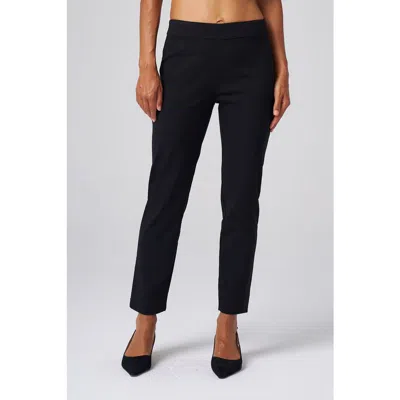 Franne Golde Greenwich Stretch Sculpting Ankle Pant In Black