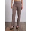 Franne Golde Original Stretch Magic Pant In Brown
