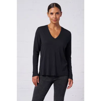 Franne Golde Slub Jersey Long Sleeve Tee