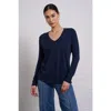 Franne Golde Slub Jersey Long Sleeve Tee