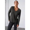 Franne Golde Slub Jersey Long Sleeve Tee