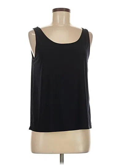 Pre-owned Franne Golde Tank Top Black Strapless Neckline Tops