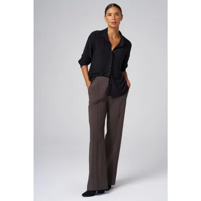 Franne Golde Wilshire Stretch Straight-leg Pant In Multi