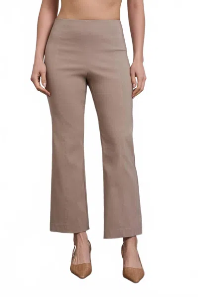 Franne Golde Women's All Season Kick Flare Pant In Tan In Multi