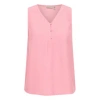 FRANSA HOT TOP BLOUSE IN PINK CARNATION