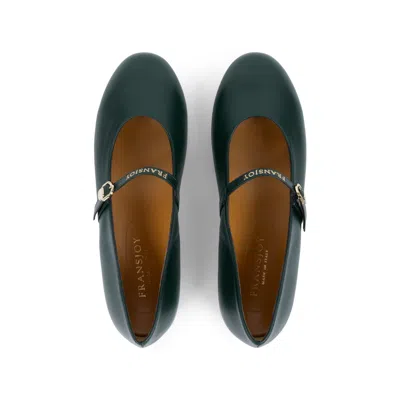 Fransjoy Women's Green Joy Ballerina Flat