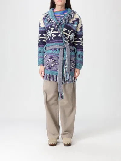 Frantic Cardigan  Woman Color Blue