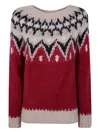 Frantic Fair Isle Wool Sweater In Multi