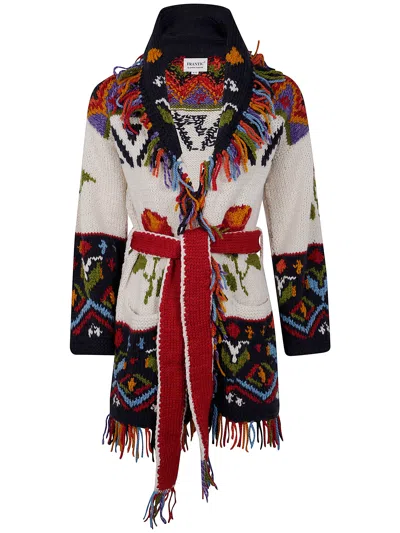 FRANTIC FRANTIC "FAIRY TAIL" WOOL BELTED JACKET