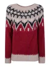 Frantic Valentine Pulli Round Neck Sweater In Multi