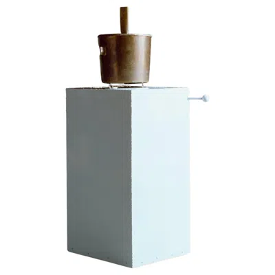 Pre-owned Franz West *very Rare*  'caldare' Bronze Pot On Iron Base, Meta Memphis, 1991 In Gold