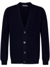 Franzese Collection Fishermans Rib-stitch Cashmere Knit Cardigan In Blue
