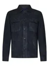 Franzese Collection Franzese Napoli Brad Pitt Model Jacket In Blue
