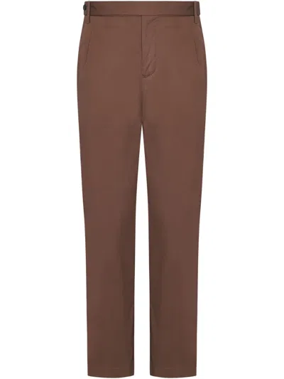 Franzese Collection Franzese Napoli Brad Pitt Model Trousers In Brown