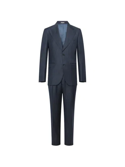 Franzese Collection Bugatti Suit In Blue