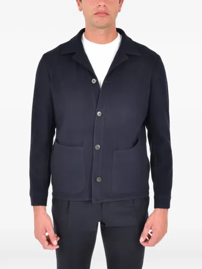 FRANZESE COLLECTION BUTTON PATCH-POCKETS JACKET