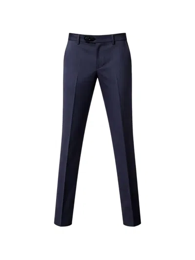Franzese Collection Button-fastening Pleated Trousers In Blue