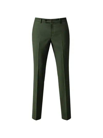 Franzese Collection Button-fastening Pleated Trousers In Green