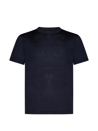 Franzese Collection Capital Wool T-shirt In Blue
