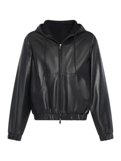 Franzese Collection Coats In Black